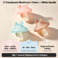 Jouets de dentition pour bébés, anneaux de dentition en silicone de qualité alimentaire, souples, sans BPA, en forme de sucette sensorielle pour bébés