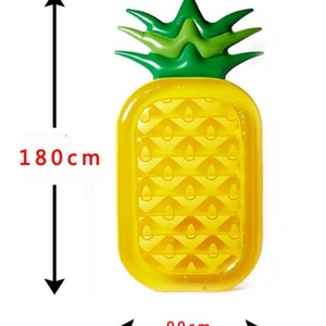 Bouée gonflable ananas de 180 cm pour piscine, jouet aquatique et divertissement flottant - Product Image 6