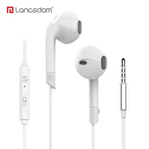 Cheap Price Headset 3.5mm Handsfree Wired Mobile Headphone Volume Control For Samsung Huawei Earphone With Mic