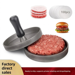 <span class=keywords><strong>Presse</strong></span> à hamburgers robuste, fabrication directe usine, pour galettes de viande, <span class=keywords><strong>presse</strong></span> à smash, pour barbecue, emballage personnalisé - Product Image 1