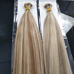 ต่อผมแบบนาโนพลาสติกปลายผมแบบ Double Drawn ปรับแต่งได้ ผมแท้ 100% คุณภาพพรีเมียมจากยุโรป ต่อผมแบบนาโนริง - Product Image 1