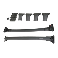 Barre transversale de toit de bagages en alliage d'aluminium de haute qualité 122x19x18.5CM pour Mitsubishi Outlander 2016+