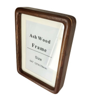 Cadre photo en bois naturel haut de gamme avec support pour affichage de photos et affiches, idéal pour table – Vente en gros usine
