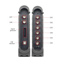 Multimètre numérique programmable Hantek 1008C, oscilloscope automobile 8 canaux, stockage sur PC, oscilloscopio USB, diagnostic