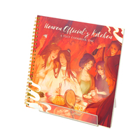 Créez votre propre livre de recettes à couverture souple, relié par spirale, en papier couché, avec illustrations de bande dessinée en couleur