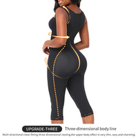 Nouveau best-seller flatteur longue longueur grande taille coupe ajustée ferme contrôle du ventre bout à bout corps façonnage complet du corps Shapewear femmes