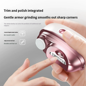Lime à ongles électrique, lampe UV, coupe-ongles, ciseaux à ongles de sécurité pour adultes, lime à ongles multifonction - Product Image 5