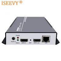 مشفر فيديو ISEEVY H.265 H.264 HD, مشفر فيديو ISEEVY H.265 H.264 HD مع Loopout لـ IPTV البث المباشر دعم SRT RTMPS RTMP RTSP UDP HTTP