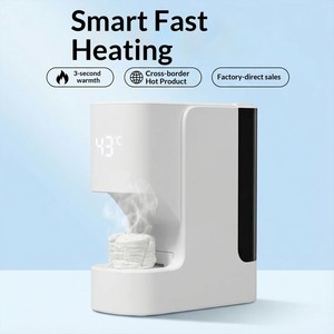 5s Fast Hot Wet Towel Warmer Dispenser 55°C Constant Temperature Salon <b>Spa</b> Auto Release Disposable Towel Heater With 1 Roll Towe - Product Image 1