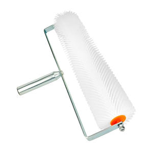 ลูกกลิ้งทาสีอุตสาหกรรมแบบมีเดือยแหลมปรับระดับเองทำจากเรซินอีพ็อกซี่ขนาดใหญ่ปรับแต่ง20in มสั่งเฟรมได้ - Product Image 1