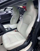 Housses de siège de voiture en cuir Napa haut de gamme sur mesure, ensemble complet pour Tesla Model 3/Y/S/X, accessoires intérieurs en gros, housses élégantes