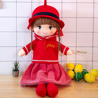 Vente en gros de poupées mignonnes en peluche Garçons et filles poupées pour enfants couples cadeaux de mariage