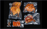Emballage sous vide transparent biodégradable à impression personnalisée Emballage de viande en plastique nylon scellant pour le stockage des aliments Pochette de cornue Sac sous vide