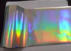 Ücretsiz örnek yazdırılabilir kendinden yapışkanlı lazer baskı holografik şerit etiket kağıt rulosu