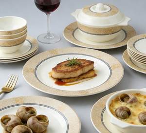 Ramadan 38 pièces Ensemble de <span class=keywords><strong>vaisselle</strong></span> et de couverts en mélamine bon marché pour restaurant Royal Collection pour 6 personnes - Product Image 2