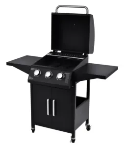 Outdoor Gas Barbeque Grill 3 Burner+2 Side Burner Gas Grill Steel Commercial Gas Grill
