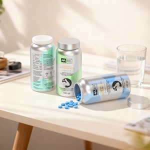 Bouteille et pot en aluminium personnalisables, idéaux pour l'emballage de compléments alimentaires pour animaux de compagnie avec votre logo et votre design - Product Image 3