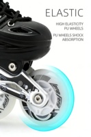 Patins à roues alignées professionnels Ruidongle pour slalom et freestyle, ajustables, pour figures plates et décoratives, usage spécial pour l'entraînement des entraîneurs