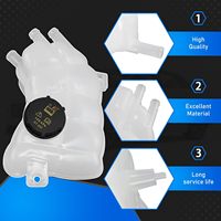 Tanque de Reserva de Refrigerante del Motor con Tapa para Lincoln MKZ 2013-2020 Ford Fusion Reemplaza DG9Z-8A080-A HG9Z-8A080-B