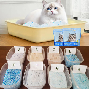 Premium Staubfreier Kieselgel Katzenstreu Low Tracking Kristall Katzenstreu Gute Geruchs kontrolle Silikon Katzenstreu - Product Image 5