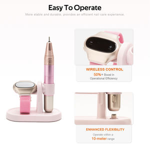 ネイル サンダー ジェル クリーン ペン型 Type-C ワイヤレス リストバンド式 コードレス 電動 ネイル ドリル - Product Image 2