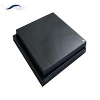 Plaque en PE UHMWPE noire, diamètre fin 15-20 mm, matériau en tige/plaque plastique HDPE PE UHMWPE