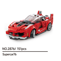 Wange 2880 bloc voiture série Supercar sport voiture de course créatif MOC modèle bloc de construction en plastique jouet voiture pour enfants unisexe cadeau