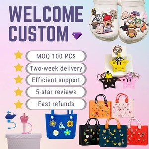 Breloques tendance en PVC 2D pour chaussures – Bonnes vibrations, cœur arc-en-ciel, « J'aime moi-même » – Décorations amusantes et mignonnes pour <span class=keywords><strong>sabots</strong></span> et sandales - Product Image 5