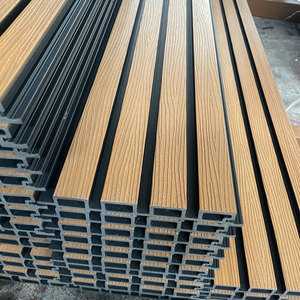 Bảo hành chất lượng cao WPC bên ngoài bức tường Ốp hệ thống bên ngoài tấm Tường Ngoài Trời vách ngoài tấm - Product Image 1