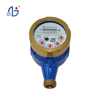 Contador de agua mecánico multijet de clase B ZHAOJI, IP68, cuerpo de latón, presión MAP10, uso doméstico, clase 2