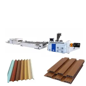 vertical timber wall cladding interior panel making machine line