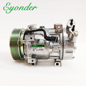 AC Aircon pompa di raffreddamento del compressore del condizionatore d'aria Sanden 7 v16 puleggia PV7 per Renault <span class=keywords><strong>DACIA</strong></span> <span class=keywords><strong>Duster</strong></span> 1.5 <span class=keywords><strong>dCi</strong></span> 8201018716 1815 - Product Image 1