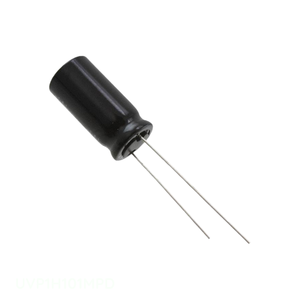 Condensador Original de Aluminio de 100 uF, 20%, 50V, Tipo RADIAL TH UVP1H101MPD - Product Image 1