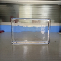 Brique en cristal clair et coloré, bloc de 200x100x50mm de haute qualité