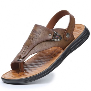 Sandales de plage d'été pour hommes, style coréen, tendance, en faux daim, légères, respirantes, antidérapantes, de qualité supérieure - Product Image 5