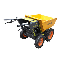 Konstant 250KG Moteur à essence Puissance Mini Dumper Brouette Ducar Moteur à essence Puissance Brouette