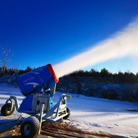 Máquina de Nieve de Alto Rendimiento para Estaciones de Esquí, Bajo Consumo de Energía, Pistola de Nieve Comercial, Máquina Inteligente para Hacer Nieve, Cañón de Nieve Grande