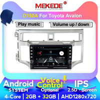 2020 D Commande Vocale Android 9 4 noyau IPS Vidéo De Voiture pour Toyota Avalon 2006 2007 2008 2009 2010 2 + 32GB GPS BT Radio Stéréo