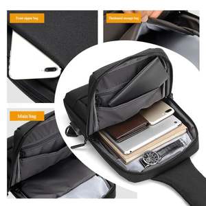 Bolsa de Pecho Impermeable para Hombre al por Mayor, Bolsa de Mensajero Casual Unisex para Exteriores, Bolsa Cruzada Deportiva de Viaje con USB - Product Image 2