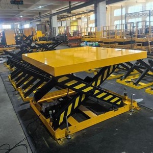 Plateforme élévatrice hydraulique à ciseaux à double force, capacité de charge élevée, hauteur personnalisable, pour atelier de réparation automobile - Product Image 2