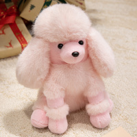 Jouets en peluche de dessin animé mignon chiot caniche poupée personnalisé Animal caniche peluche douce peluche mascotte jouet
