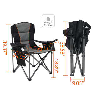 STARRYHEART Populaire confortable design ergonomique chaise pliante extérieure portable léger camping pêche chaise pliante - Product Image 5