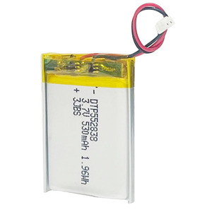Batería de iones de litio de bolsa OEM para relojes inteligentes 3,7 V 500mAh LiPo 530mAh <span class=keywords><strong>LiPoly</strong></span> 400mAh modelo de instrumento cosmético recargable - Product Image 5