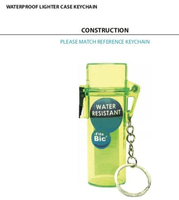 Étui pour briquet DEBANG avec couleur personnalisée, briquet à gaz coupe-vent pour l'extérieur, recharge au butane, porte-clés pour le camping et les fêtes
