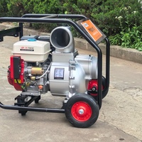 Pompa air bensin Shanghai DQ 6 inci, pompa drainase kota untuk pengendalian banjir darurat, starter manual/listrik, alumunium alloy, OEM