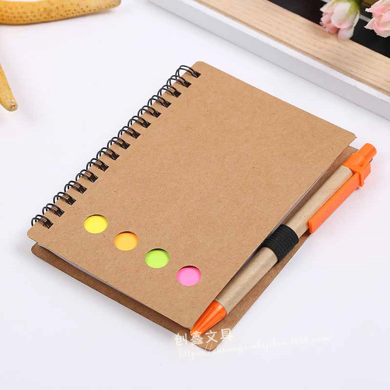 Papel kraft de cinco agujeros.