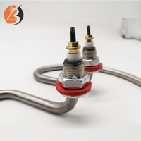 Chauffage tubulaire électrique flexible rond/circulaire pour fabricant d'eau