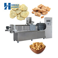Extrudeuse à double vis pour viande végétarienne, moteur entièrement automatique, acier inoxydable 304, haute productivité 350 kg/h, soja