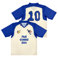 Camiseta de fútbol retro personalizada para hombre, camiseta de fútbol recortada cuadrada de poliéster de malla holgada