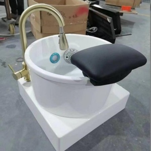 Fauteuil de pédicure avec pot pour les pieds, manucure, sac de lanterne de surf - pour manucures et pédicures - Product Image 1